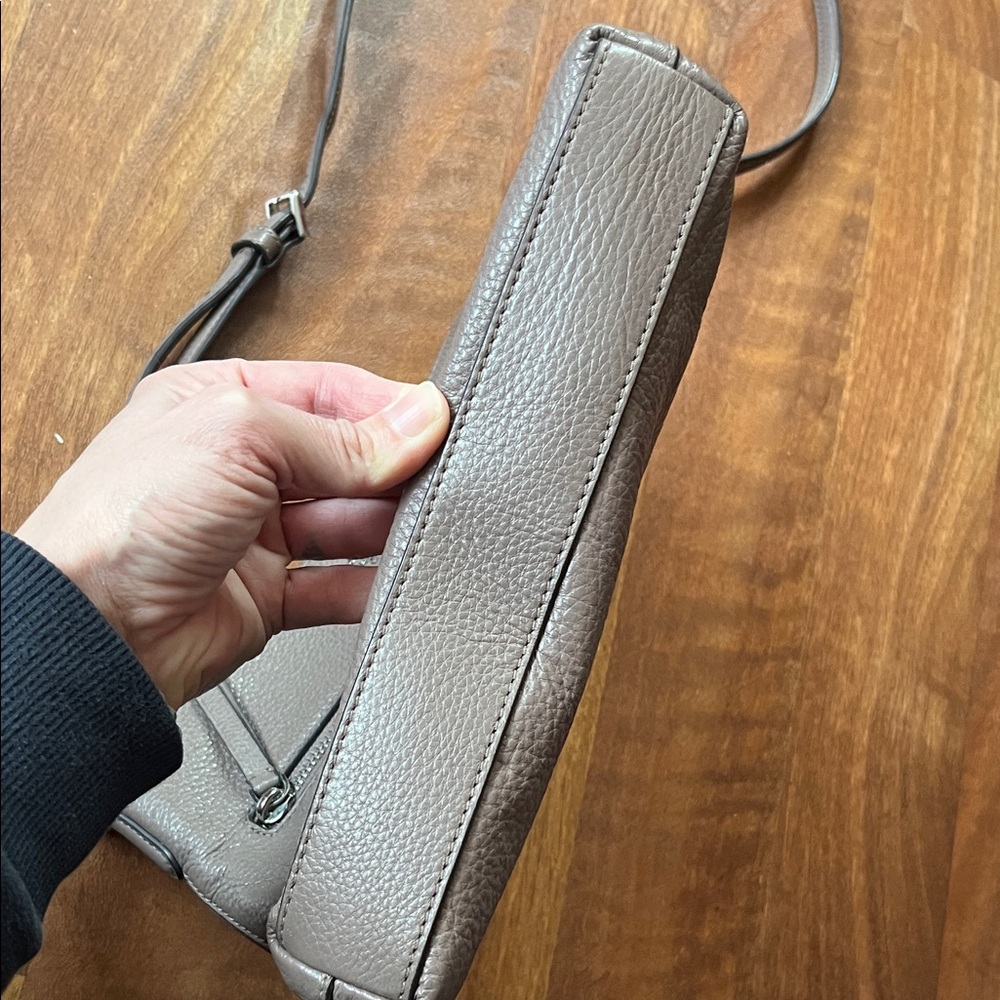 Kate Spade Taupe Leather Crossbody Bag - Picture 17 of 17